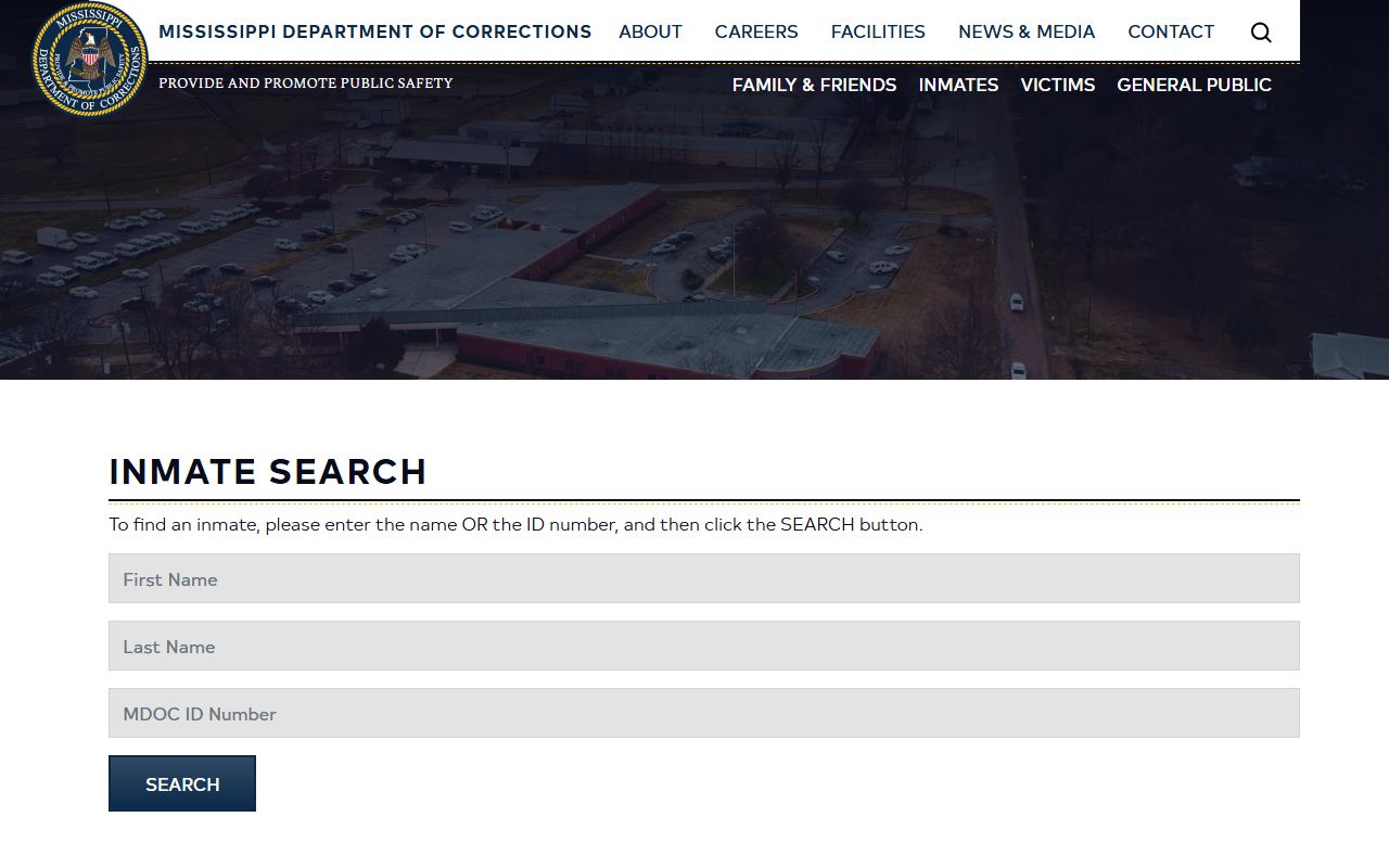Mississippi Department of Corrections inmate search for Hancock County state prisoners